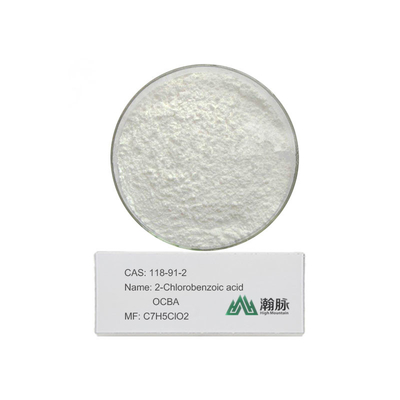 حمض O-Chlorobenzoic الوسطى الكيميائي حمض 2-Chlorobenzoic CAS 118-91-2 C7H5ClO2