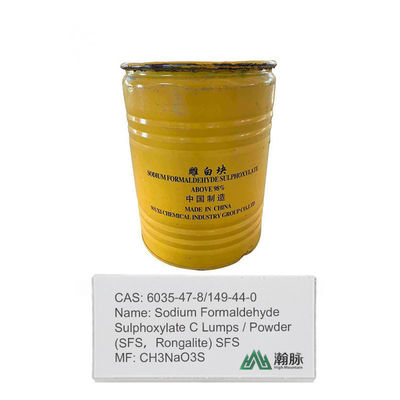 الرونغاليت (SFS) الصف الفني فورمالدهايد الصوديوم سولفوكسيلات CAS 6035-47-8 99٪ عامل تخفيض النقاء ومبيض