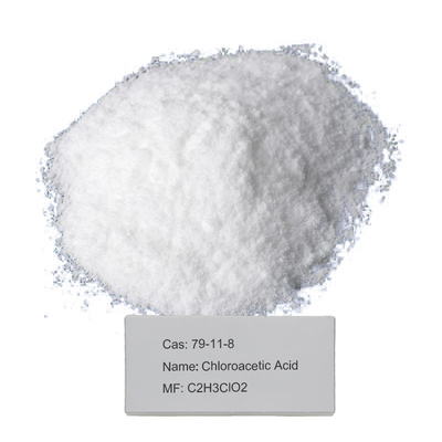 الصف الصناعية عالية الجودة حمض كلوروسيتيك CAS 79-11-8 لمبيدات الآفات 98٪ دقيقة. مسحوق الصف الصناعي