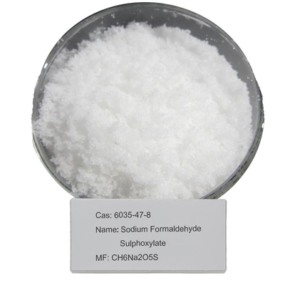 مضادات الأكسدة الصوديوم فورمالديهايد سلفوكسيلات CAS 6035-47-8 ضغط مستقر