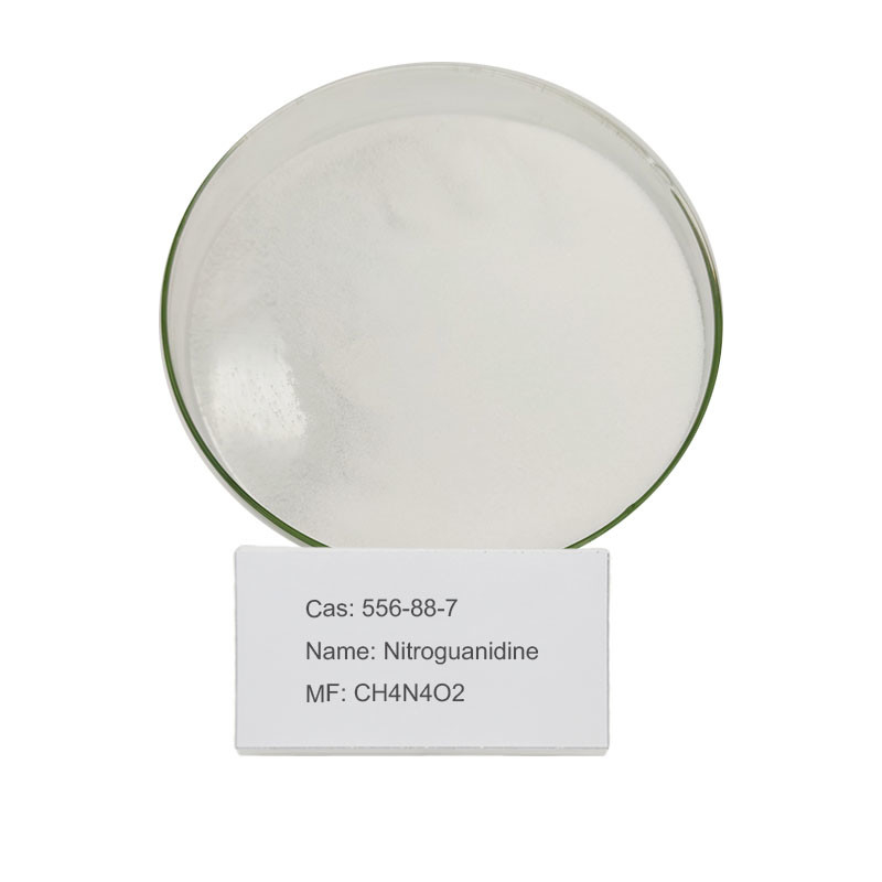 CAS 556-88-7 المواد الخام الاصطناعية مسحوق النيتروجوانيدين الماسورة للكيماويات