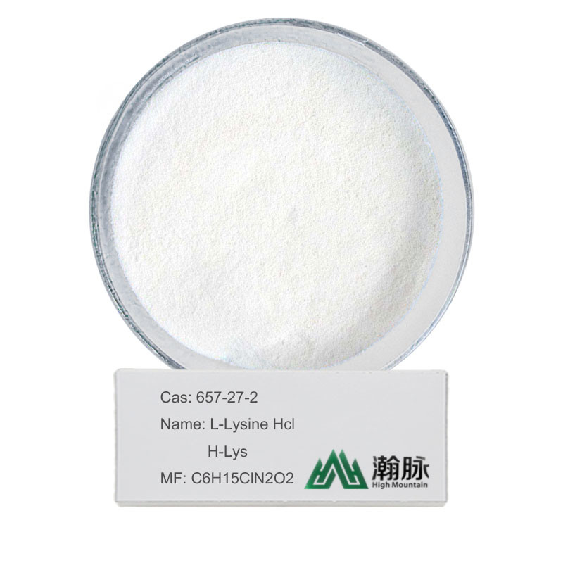 L-Lysine Hcl CAS 657-27-2 C6H15ClN2O2 H-Lys Lysine هيدروكلوريد