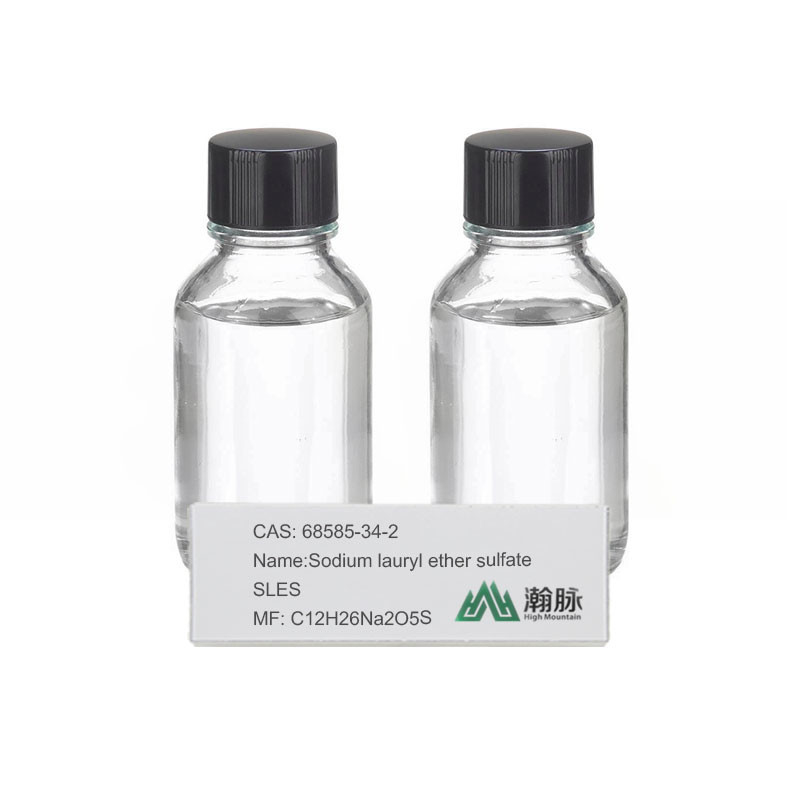 كبريتات لوريلثير الصوديوم CAS 68585-34-2 C12H26Na2O5S SLES AES المواد المضافة الكيميائية