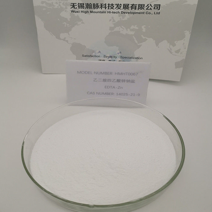 مسحوق بلوري أبيض CAS 14025-21-9 الزنك ثنائي الصوديوم EDTA ZnNa2 مسحوق بلوري أبيض