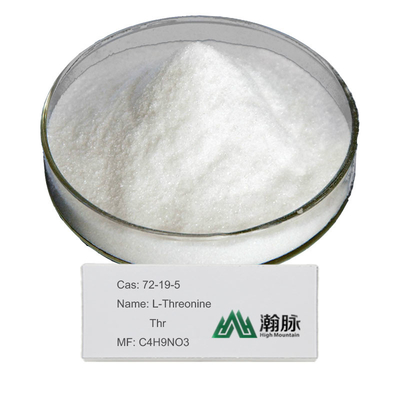 CAS 72-19-5 L- ثريونين C4H9NO3 Thr 2-Amino-3-Hydroxybutanoic Acid