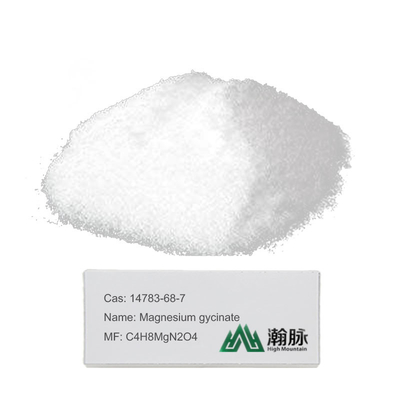 L-Magnesium Magnesium Gycinate CAS 14783-68-7 C4H8MgN2O4 Bis (Glycinato-N، O) MagnesiumMg 20٪